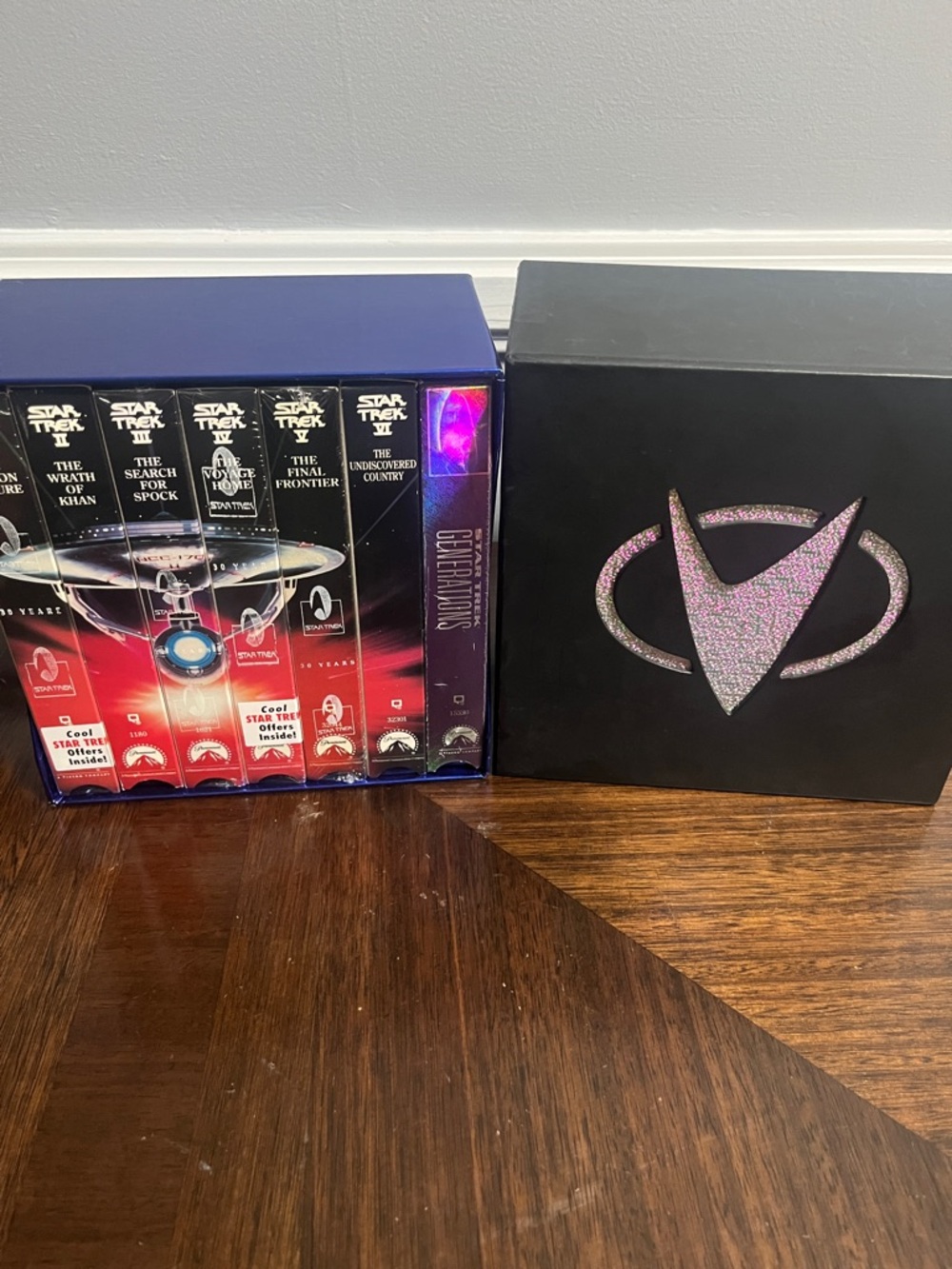 Star Trek VHS Box Set with Collector's Case - Black and Purple
